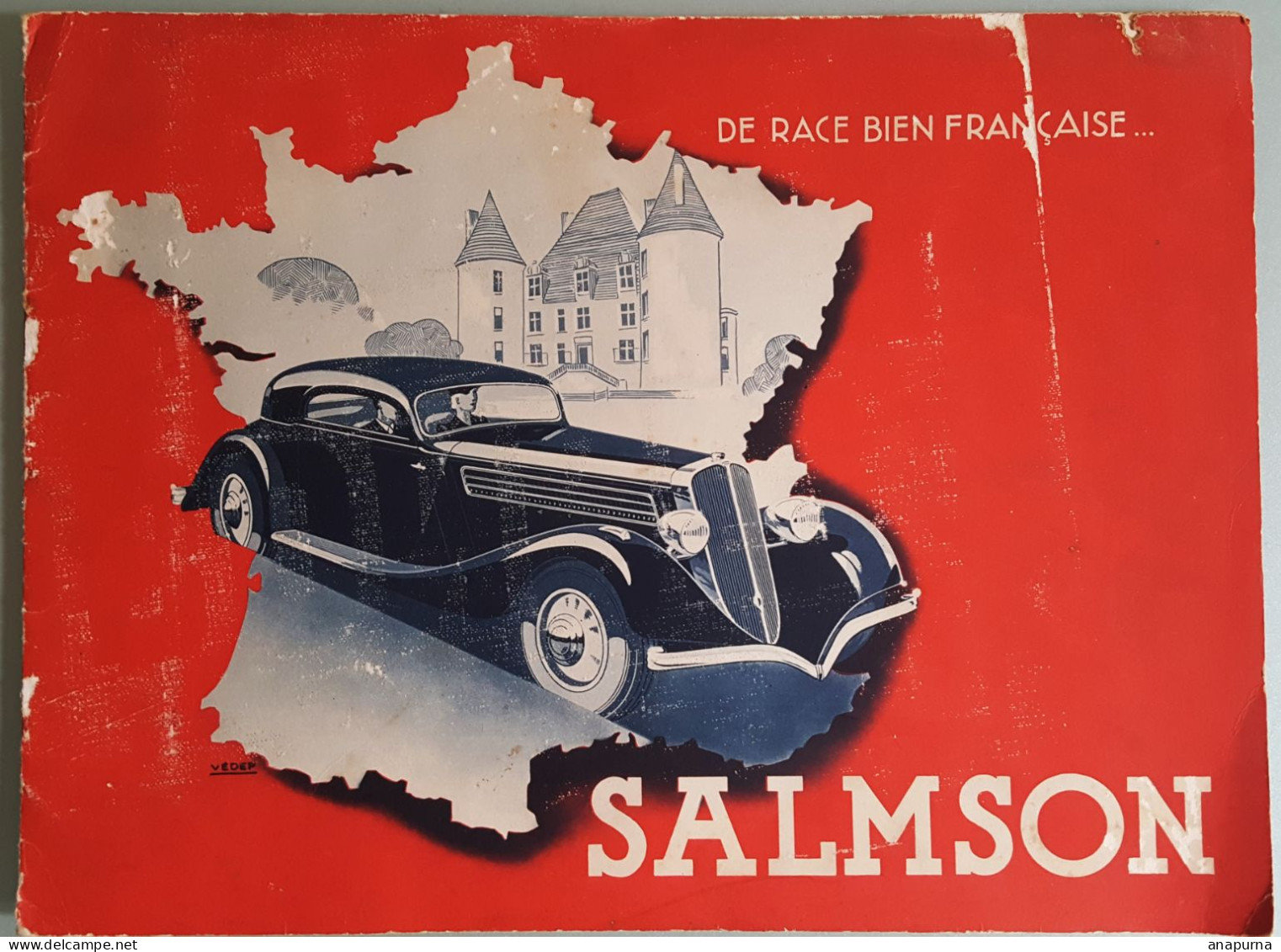 SALMSON Voiture, S4D, Cabriolet, Conduite Intérieur, Roadster, Faux Cabriolet, Chassis, Tirés à Part Couleur - Automobili