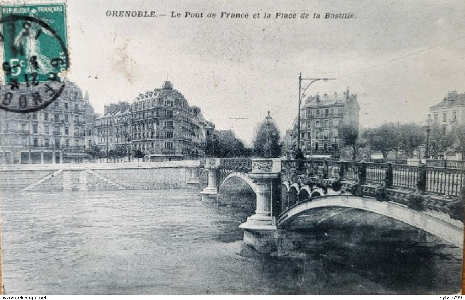 Grenoble - Pont De France Et Place De La Bastille - Grenoble
