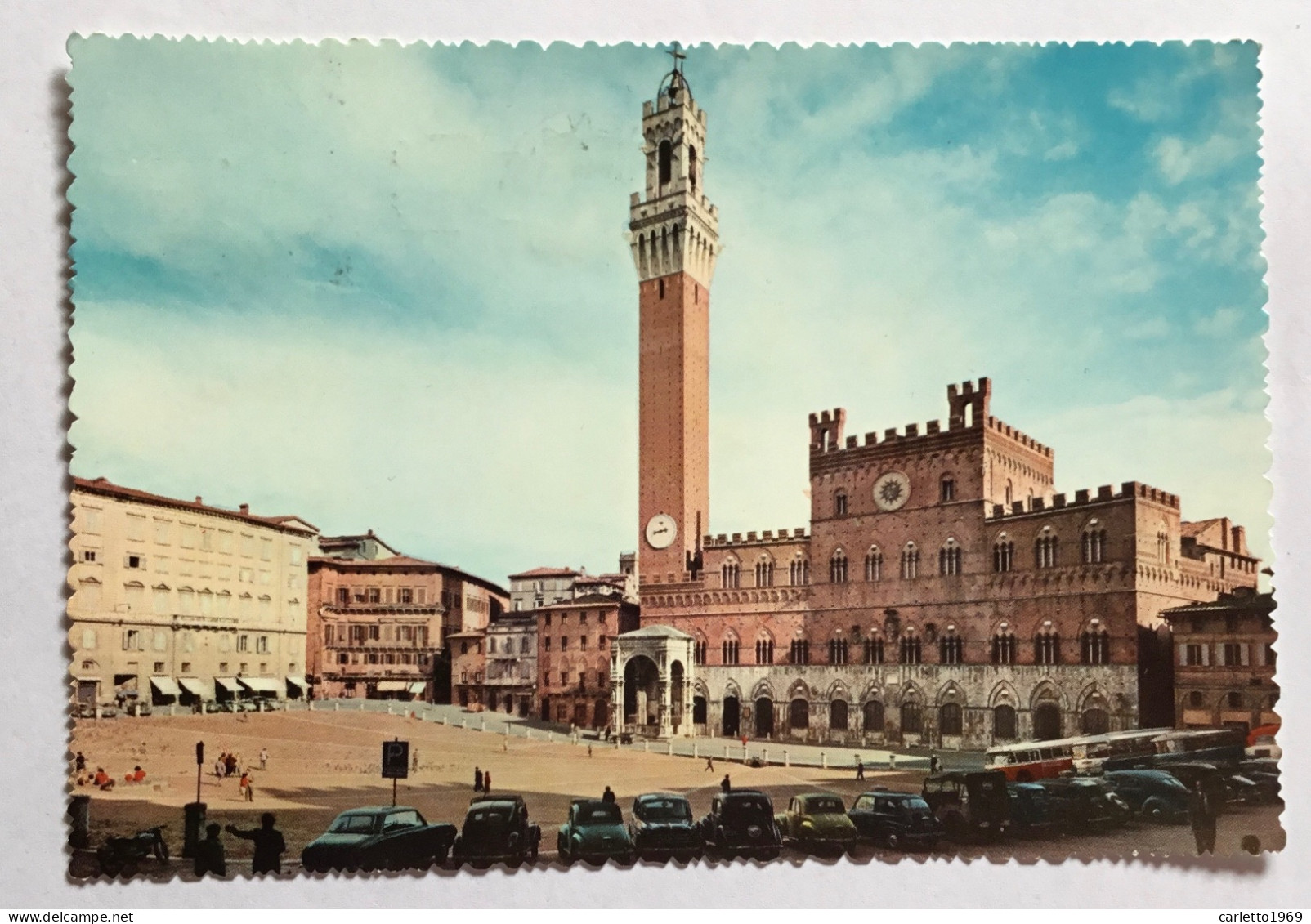 SIENA PIAZZA DEL CAMPO VIAGGIATA FG - Siena