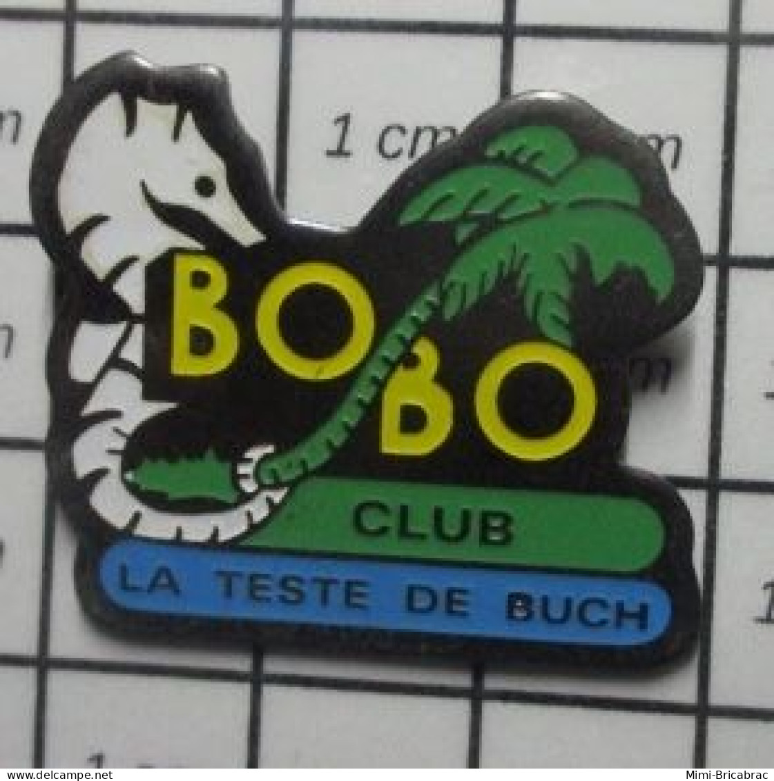 1618A Pin's Pins / Beau Et Rare : ANIMAUX / HIPPOCAMPe COCOTieR BOBO CLUB LA TESTE DE BUCH - Tiere