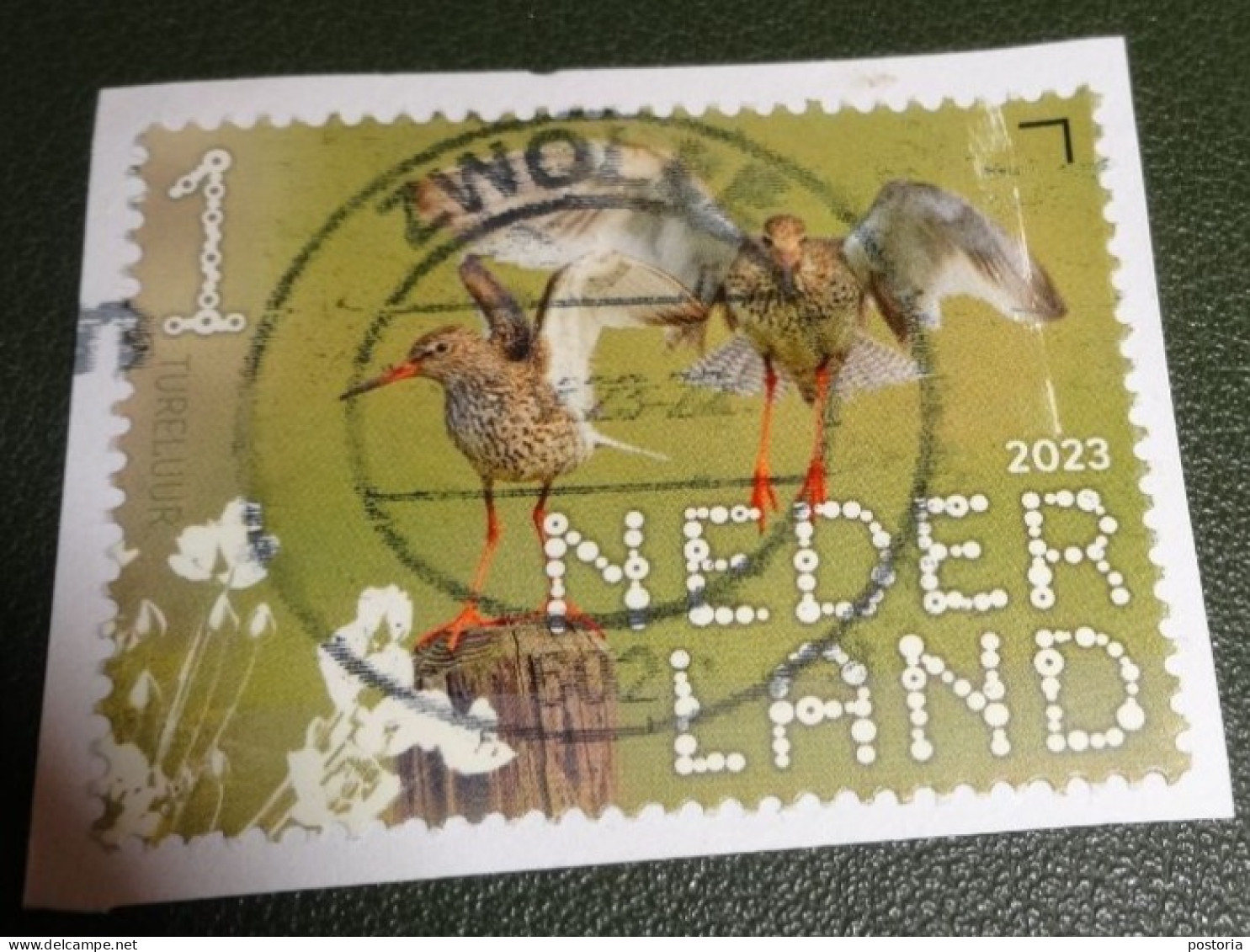 Nederland - NVPH - Xxxx - 2023 - Gebruikt Onafgeweekt - Used On Paper - Beleef De Natuur - Tureluur - Gebraucht