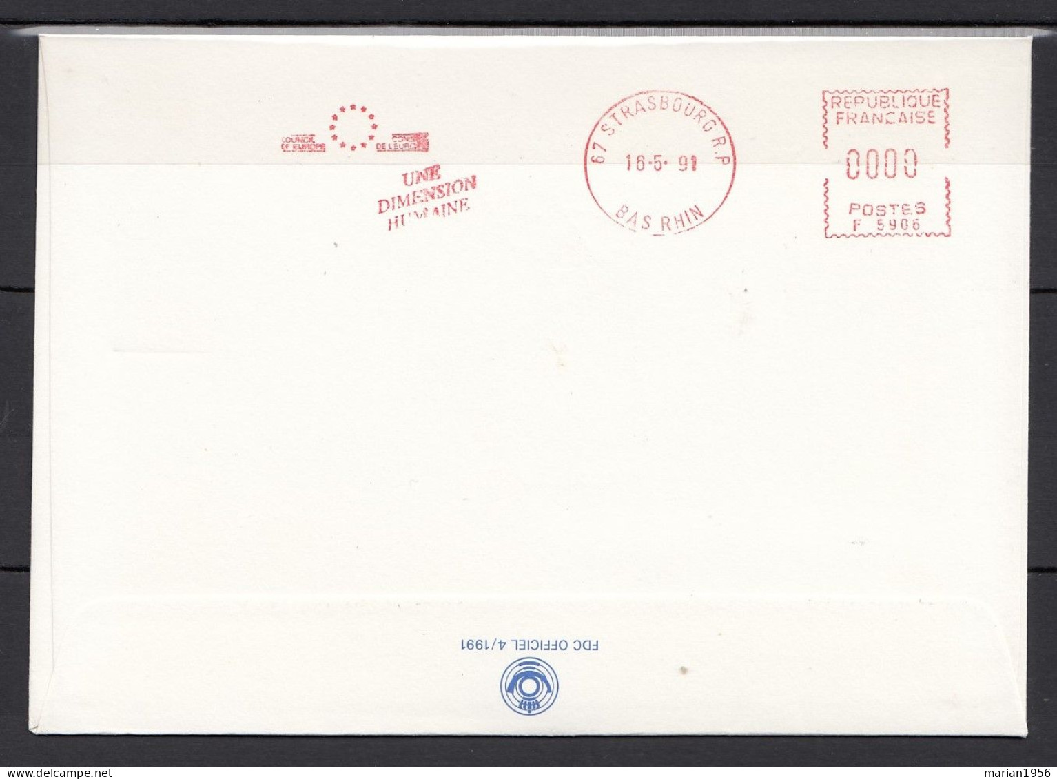 Luxembourg 1991 - FDC Special - EUROPA CEPT - Europe Spatiale - Tirage Limite A 60 Ex.numerotes - 1991