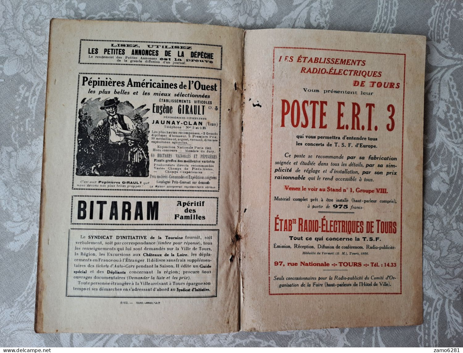 Grande Semaine De Tours De La Machine Agricole - Catalogue Officiel  - Programme Du 7 Au 15 Mai 1927 - Materiaal En Toebehoren