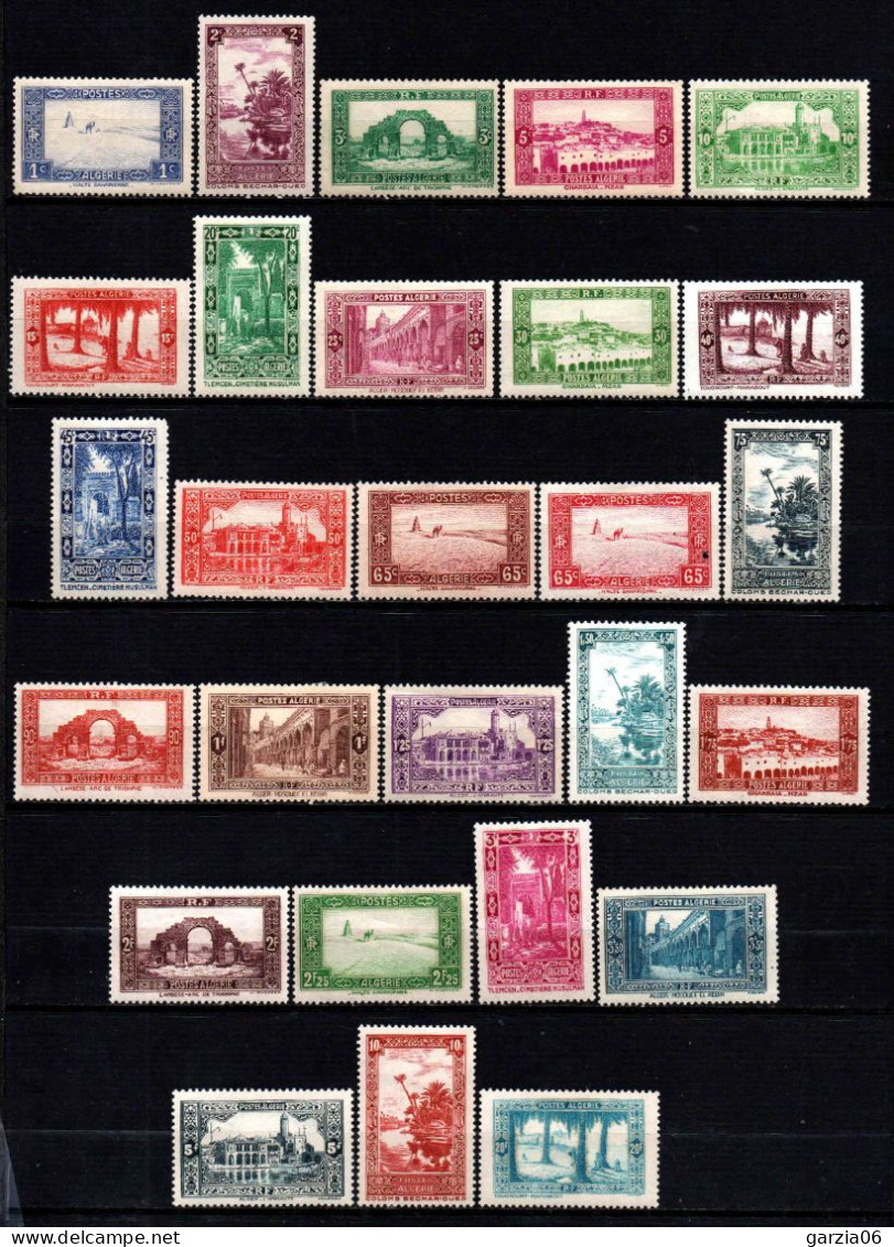 Algérie - 1936 - Sites Et Paysages   - N° 101 à 126 - Neufs * - MLH - Unused Stamps