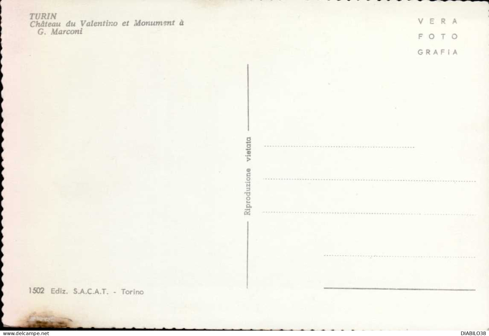 TORINO   ( ITALIE ) 2 CARTES _   Usure Sur Une Carte En Bas, à Droite - Otros Monumentos Y Edificios