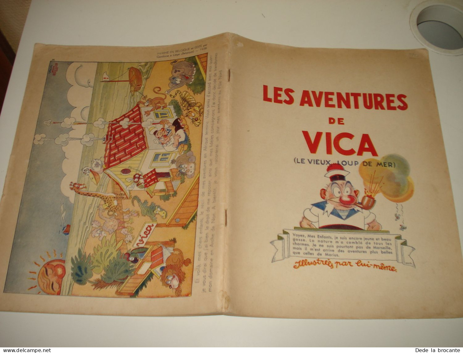 C54 / Les Aventures De Vica " Le Vieux Loup De Mer " -  Réédition  De 1936 - Andere & Zonder Classificatie