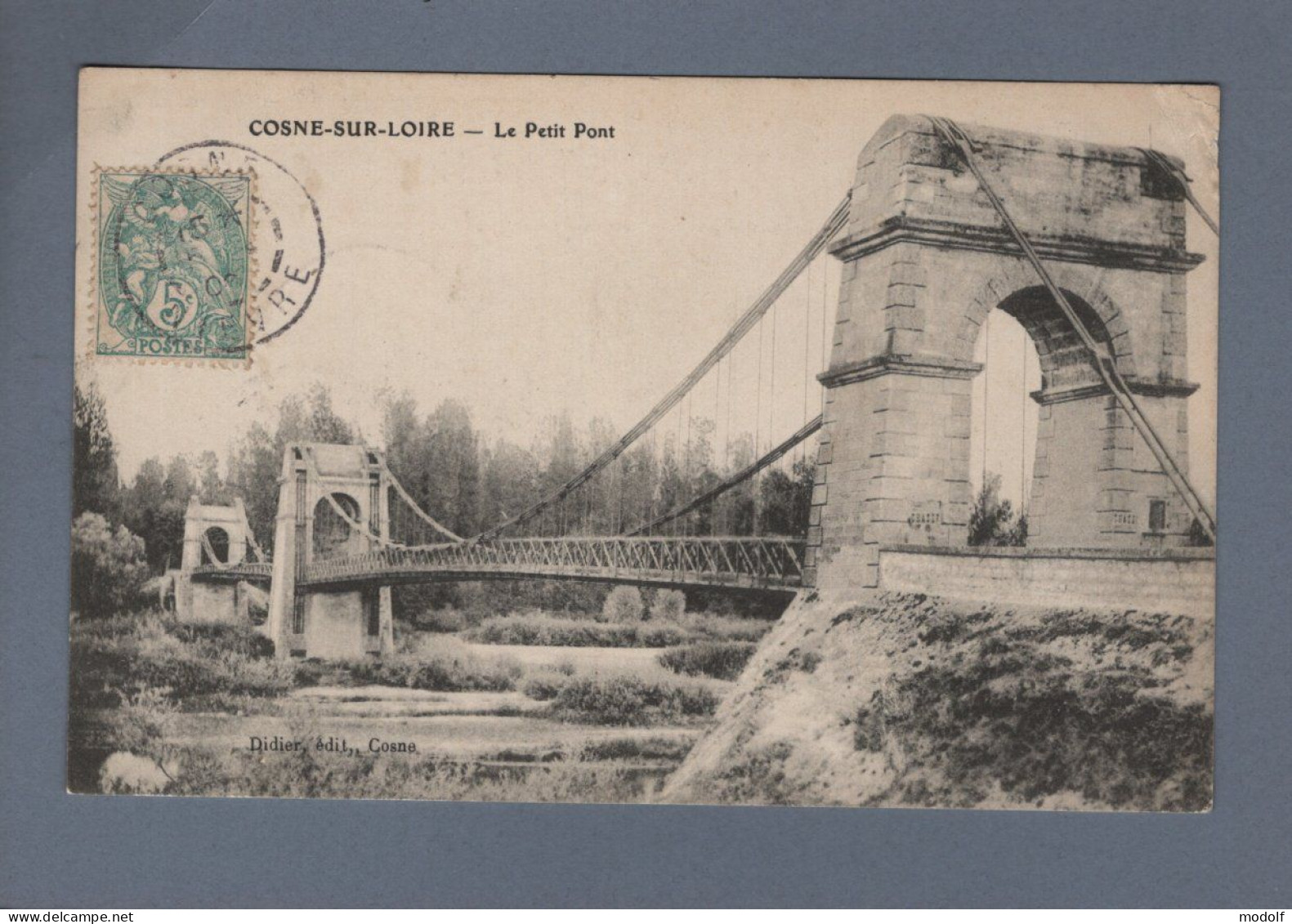 CPA - 58 - Cosne-sur-Loire - Le Petit Pont - Circulée En 1906 - Cosne Cours Sur Loire