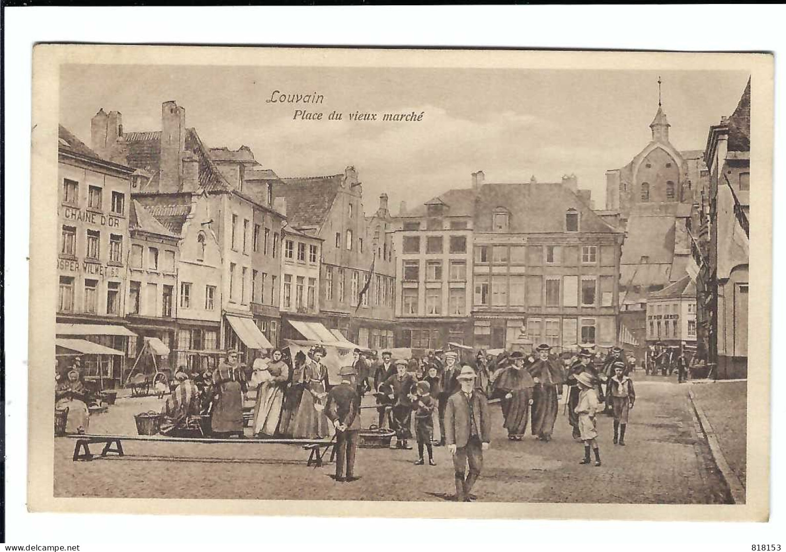 Leuven  Louvain   Place Du Vieux Marché     1911    Gustave Meyer , Louvain  10  79067 - Leuven