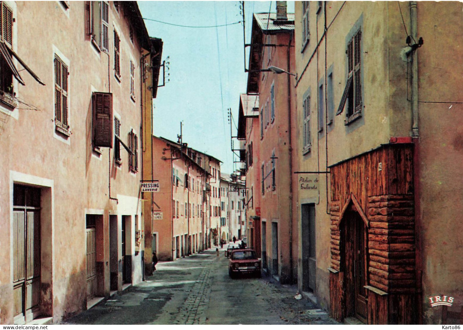 St étienne De Tinée * La Rue Droite * Village - Saint-Etienne-de-Tinée