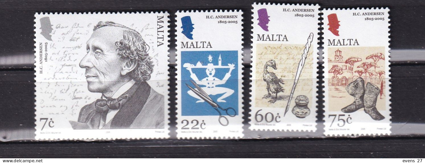 MALTA-2005.-HANS CHRISTIAN ANDERSEN-MNH - Malta