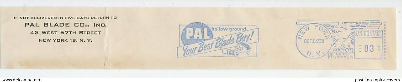 Meter Top Cut USA 1950 Shaving - Pal Razor Blades - Andere & Zonder Classificatie