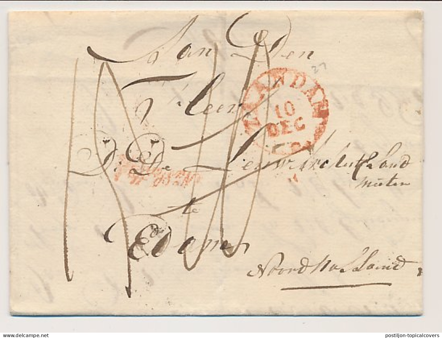 Westzaan - Zaandam - Edam 1842 - Na Posttijd - ...-1852 Voorlopers