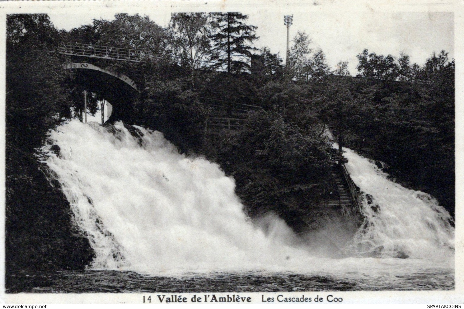 BELGIUM COO WATERFALL Province Of Liège Postcard CPA #PAD154.GB - Stavelot