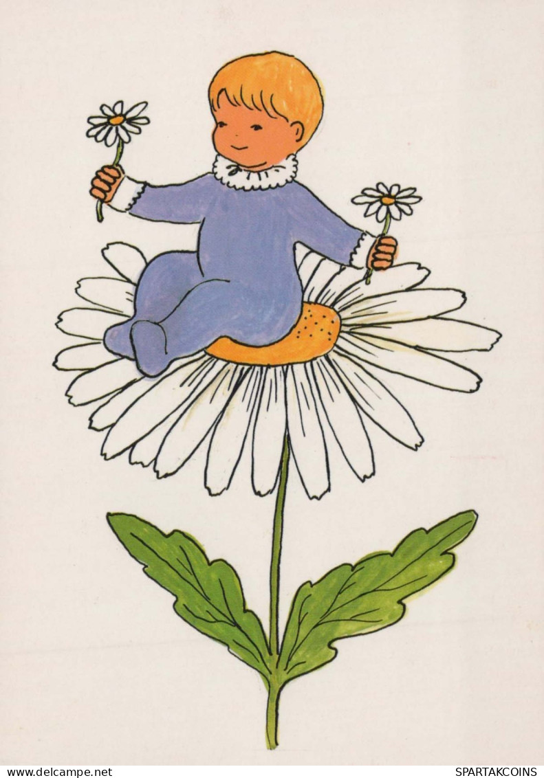 HAPPY BIRTHDAY 1 Year Old BOY CHILDREN Vintage Postal CPSM #PBT931.GB - Anniversaire