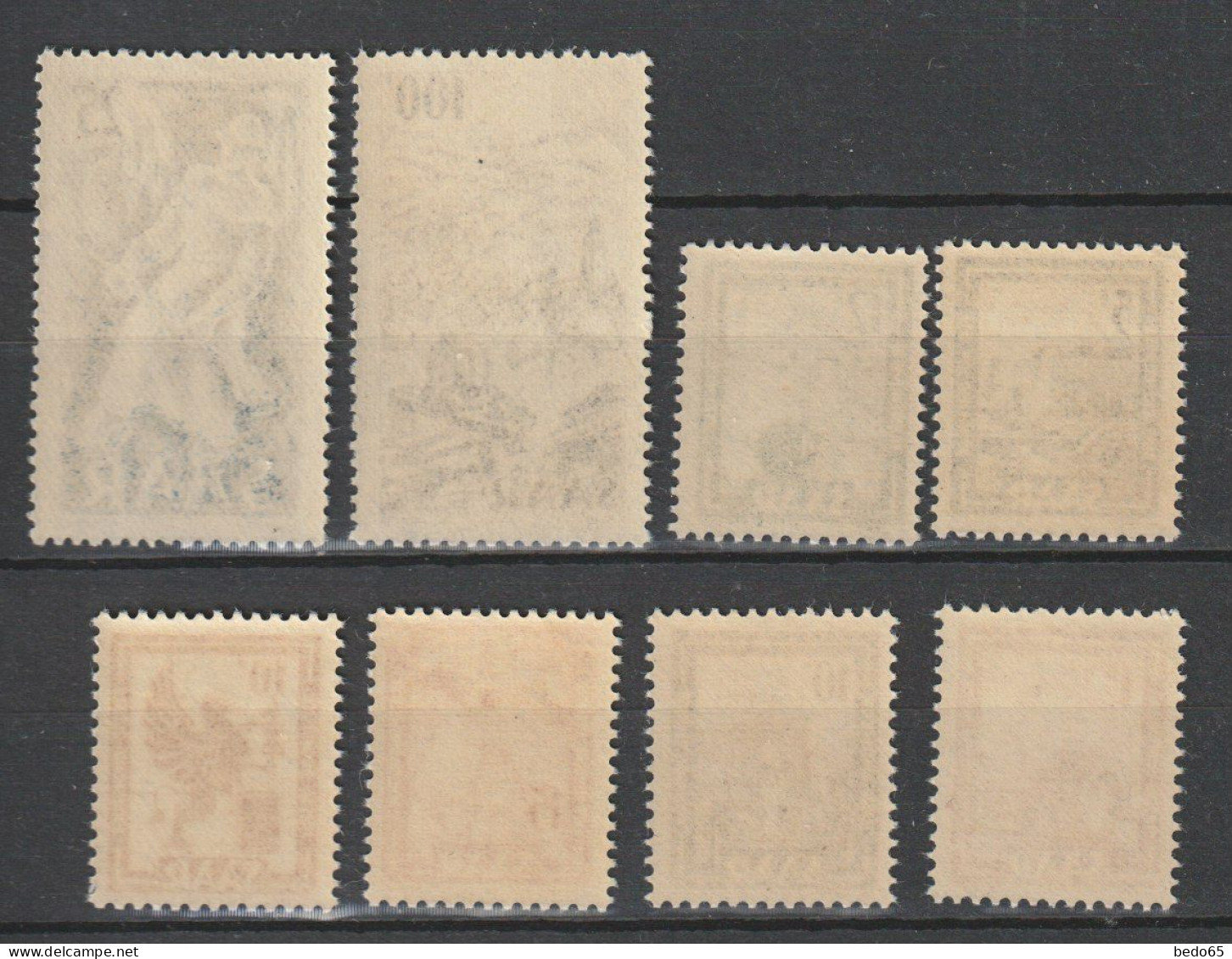 SARRE SERIE COMPLETE   N° 255/62 NEUF**/ MNH LUXE - Neufs