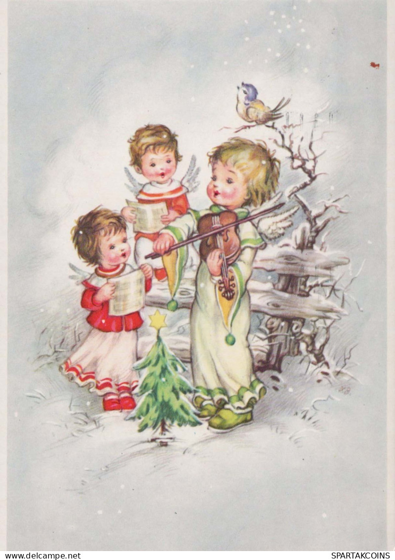 ANGEL Christmas Vintage Postcard CPSM #PBP422.GB - Anges