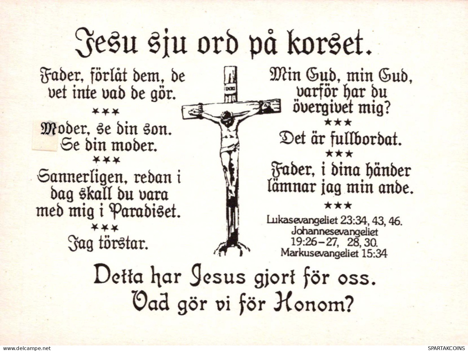 JESUS CHRIST Religion Vintage Postcard CPSM #PBQ066.GB - Jesus
