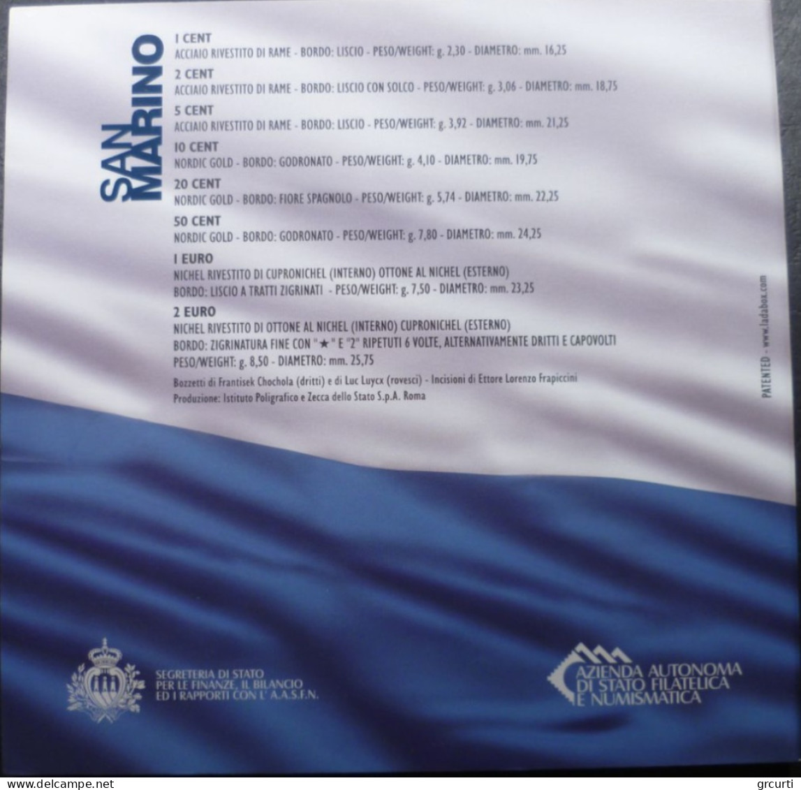 San Marino - 2012 - Serie Zecca - San Marino