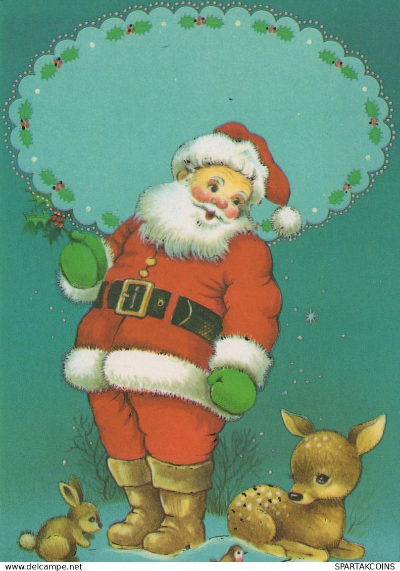 SANTA CLAUS CHRISTMAS Holidays Vintage Postcard CPSM #PAJ670.GB - Santa Claus