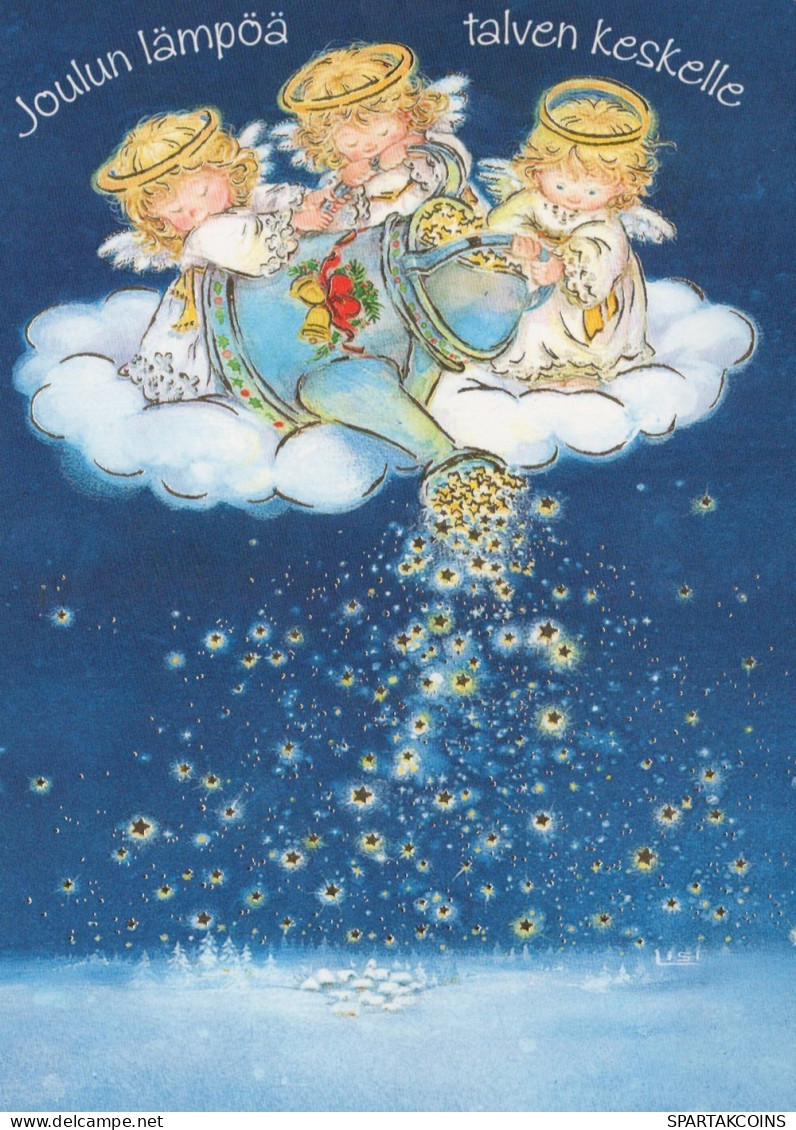 ANGEL CHRISTMAS Holidays Vintage Postcard CPSM #PAG947.GB - Anges