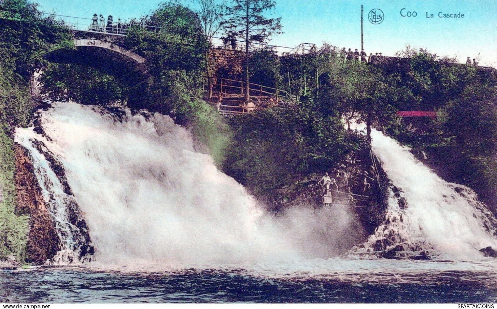 BÉLGICA CASCADA DE COO Provincia De Lieja Postal CPA Unposted #PAD022.ES - Stavelot