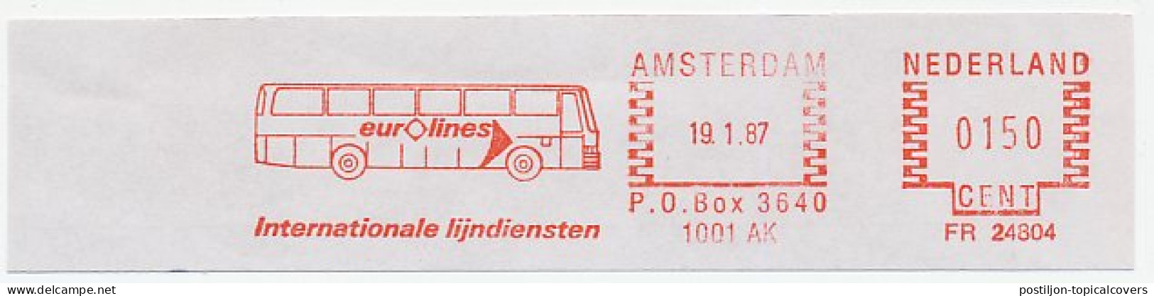 Meter Cut Netherlands 1987 Coach - Bus - Bussen
