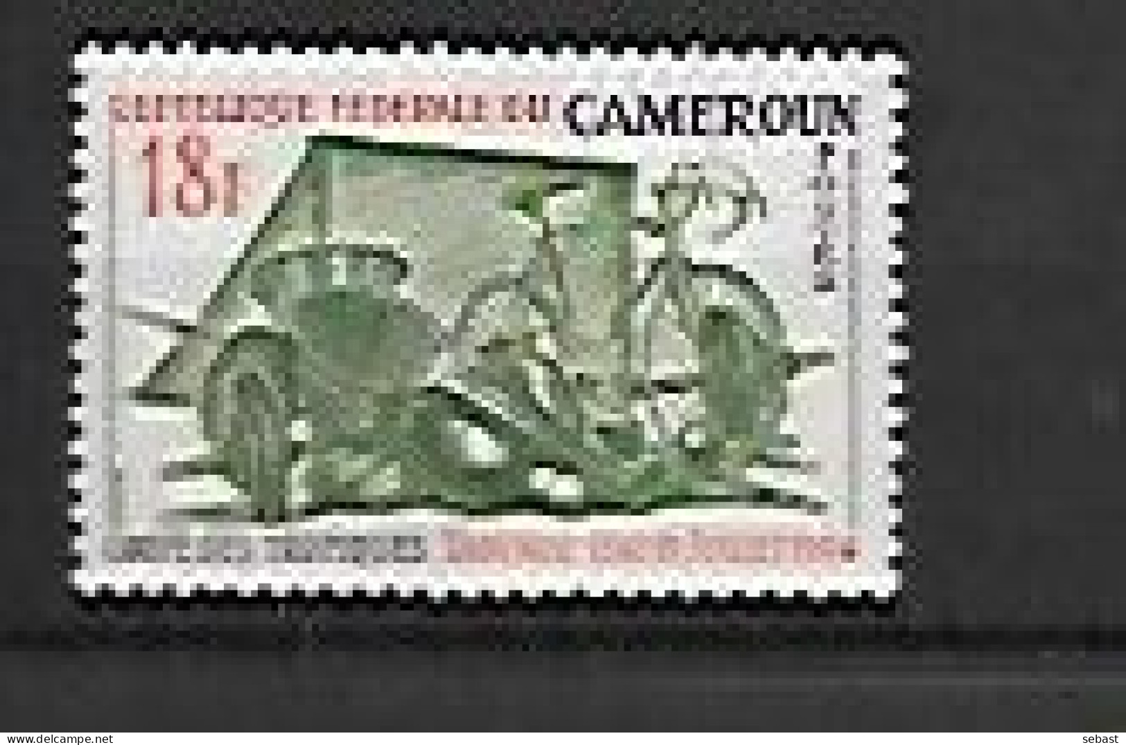 TIMBRE OBLITERE DU CAMEROUN DE 1964 N° MICHEL 406 - Camerún (1960-...)