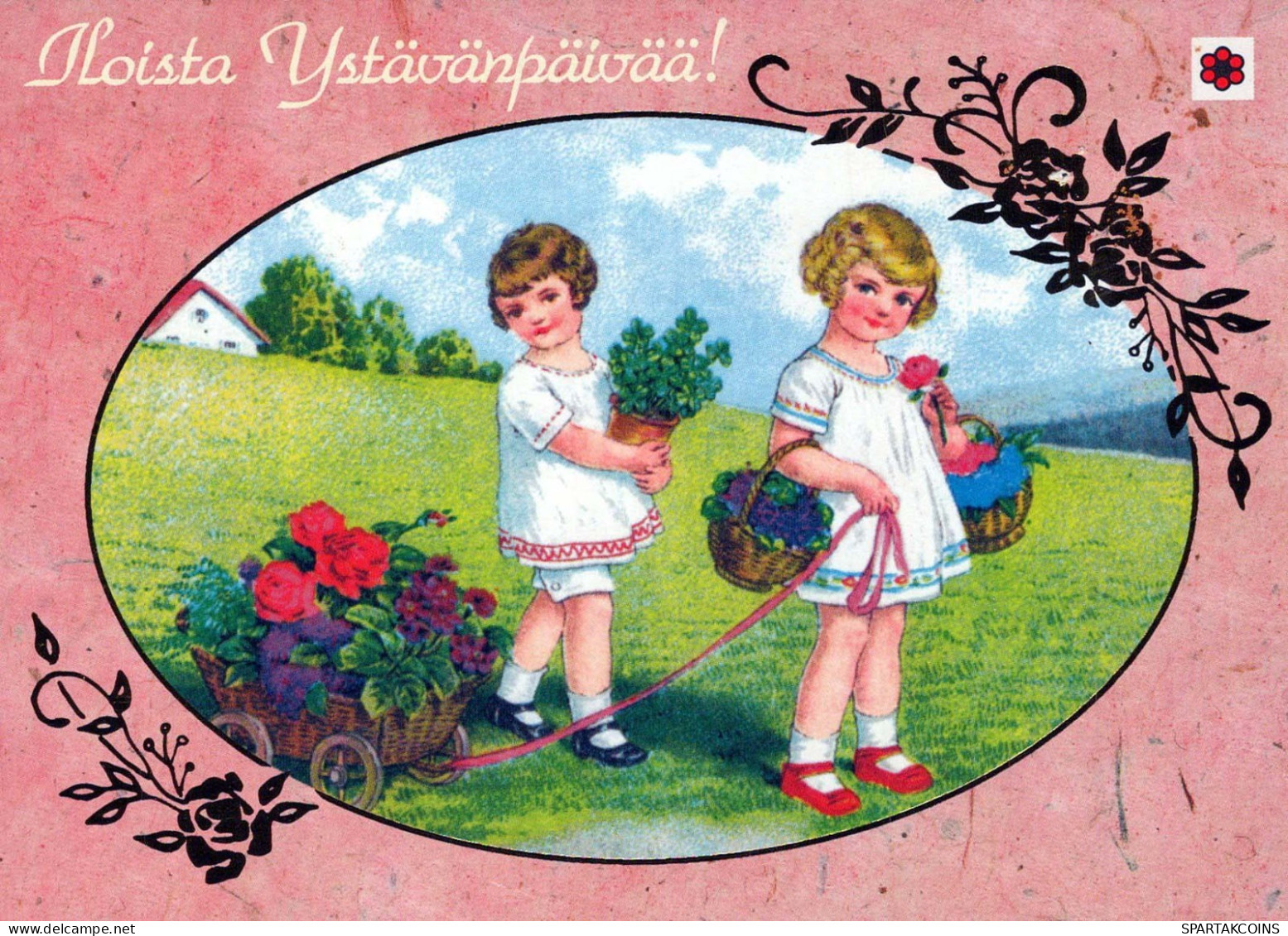 NIÑOS NIÑOS Escena S Paisajes Vintage Tarjeta Postal CPSM #PBU362.ES - Scènes & Paysages