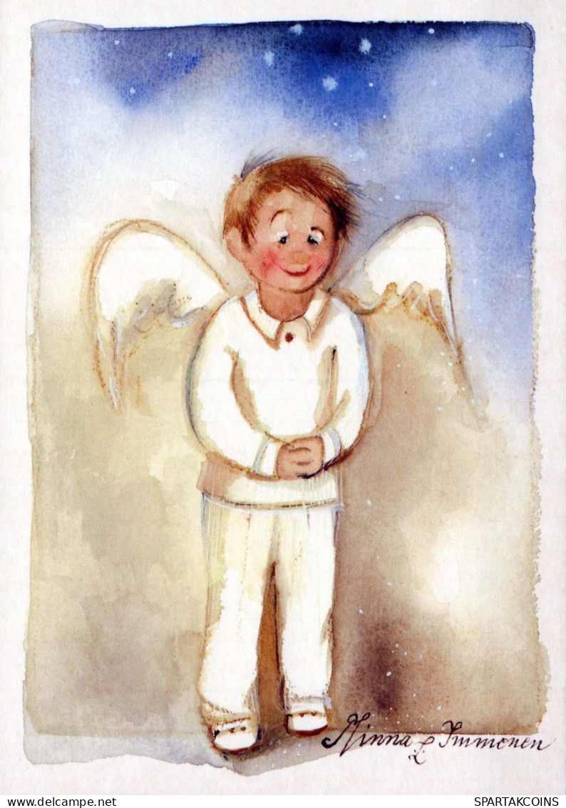 ÁNGEL Navidad Vintage Tarjeta Postal CPSM #PBP298.ES - Anges