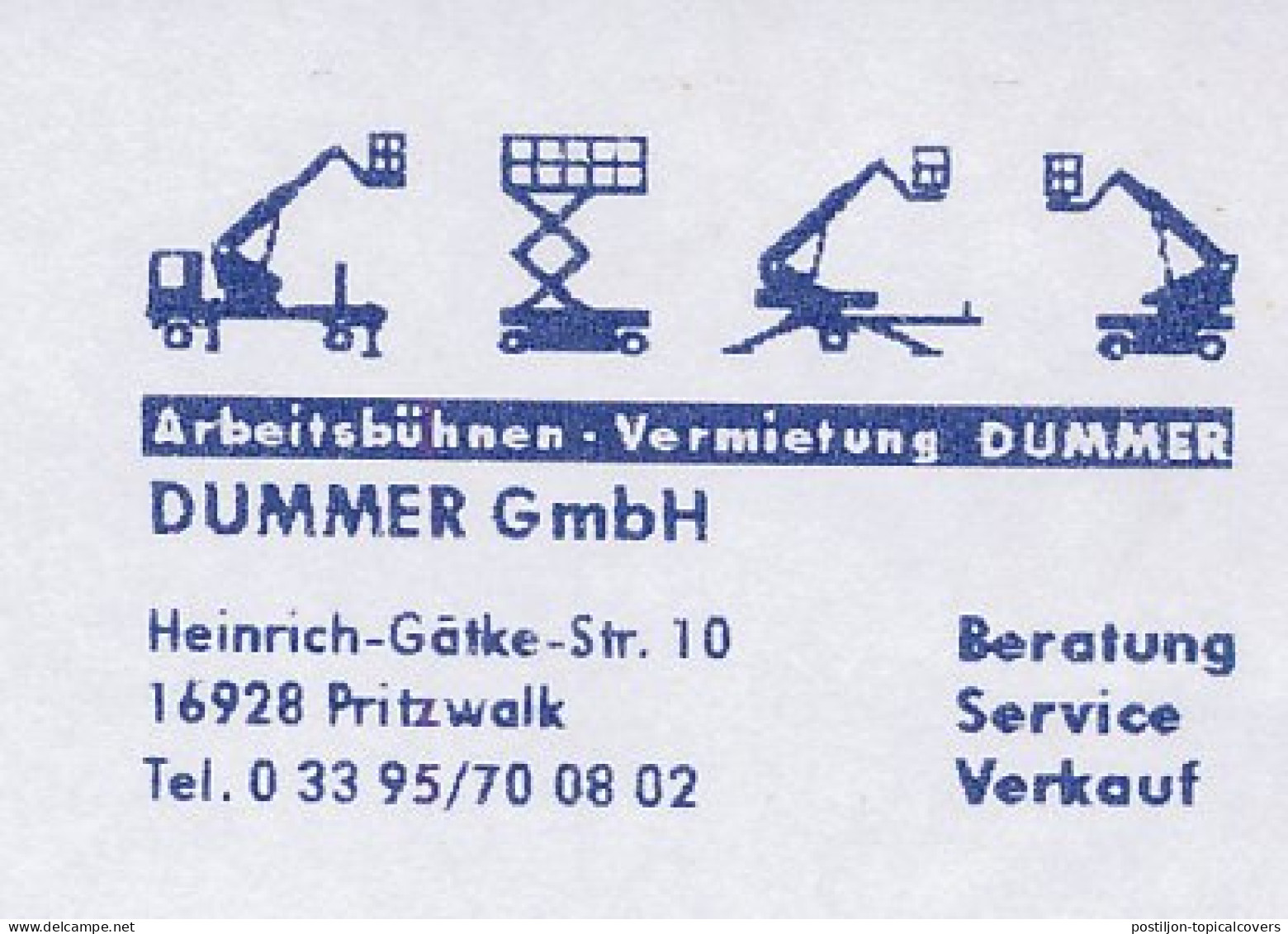 Meter Cut Germany 2005 Aerial Platforms - Andere & Zonder Classificatie