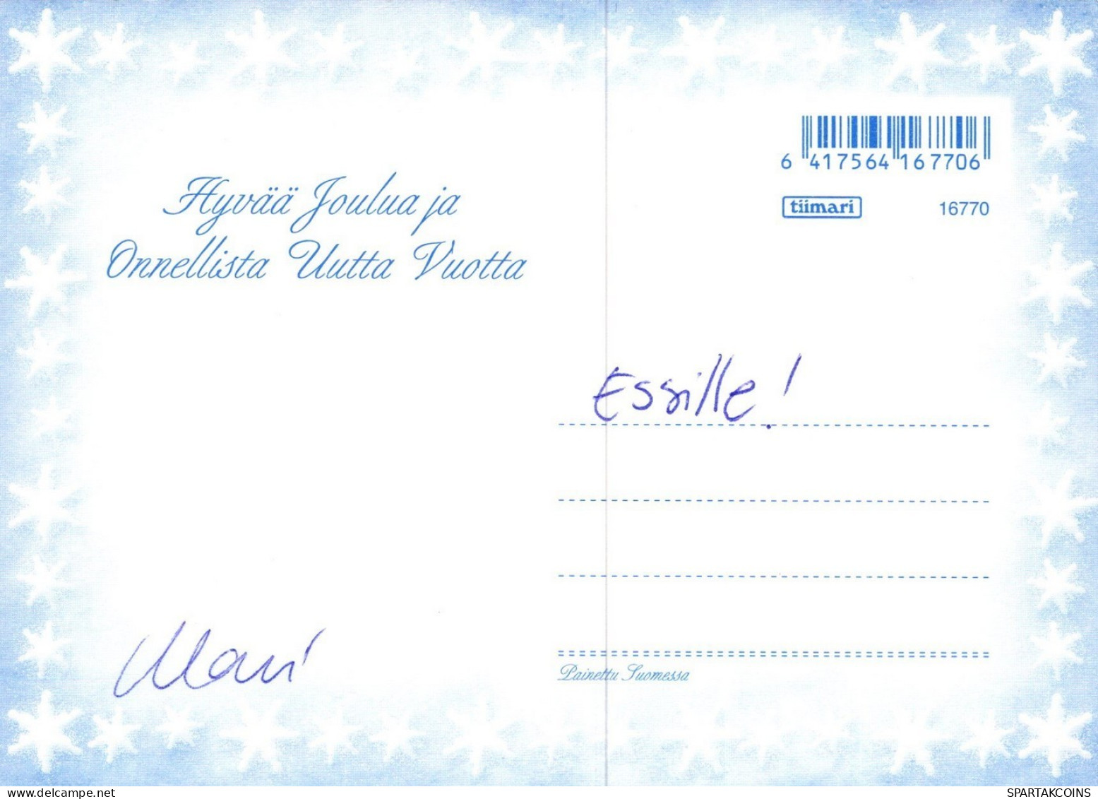 PAPÁ NOEL NAVIDAD Fiesta Vintage Tarjeta Postal CPSM #PAK164.ES - Santa Claus