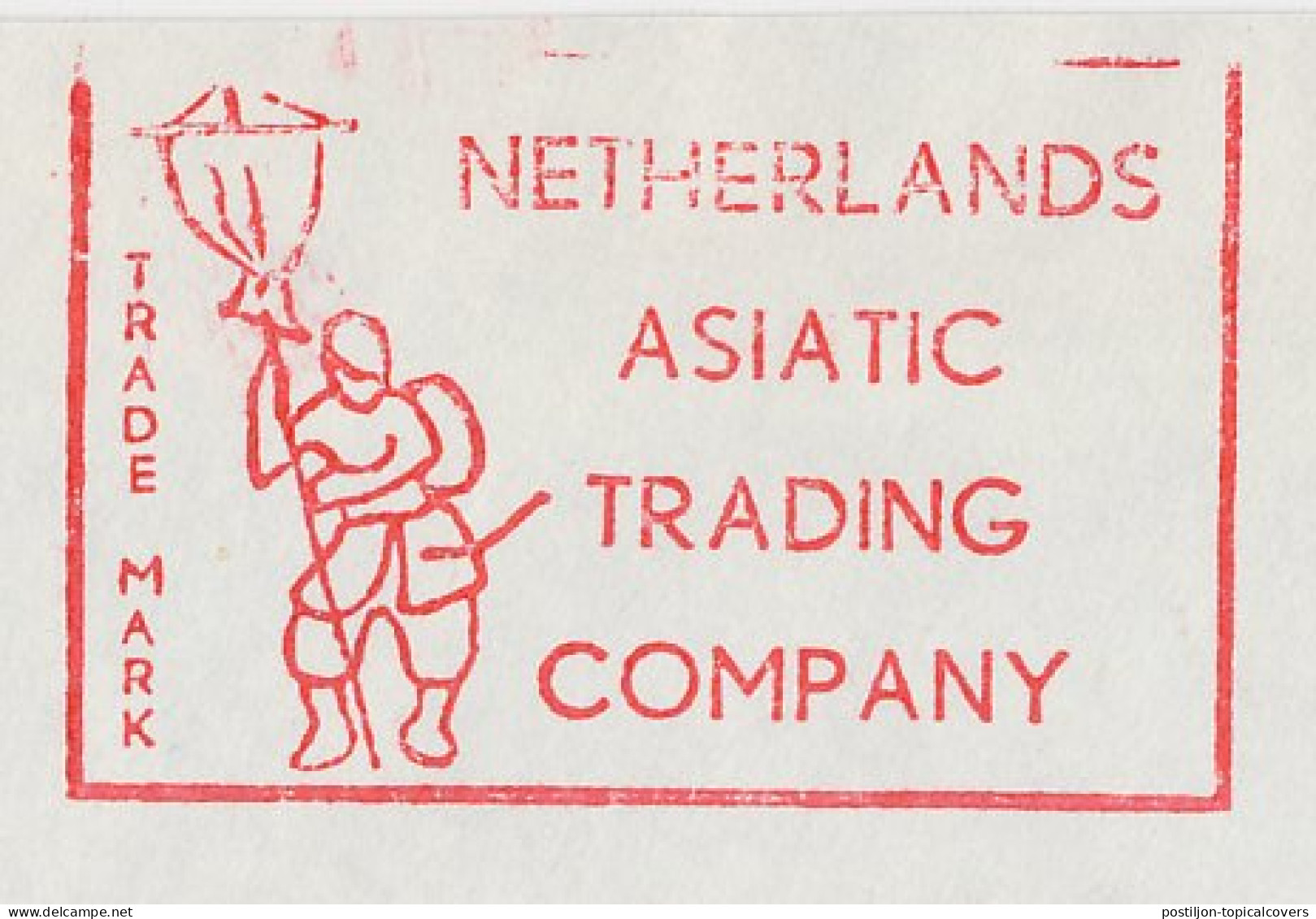 Meter Cover Netherlands 1970 Asiatic Trading Company - Lantern Carrier - Non Classificati