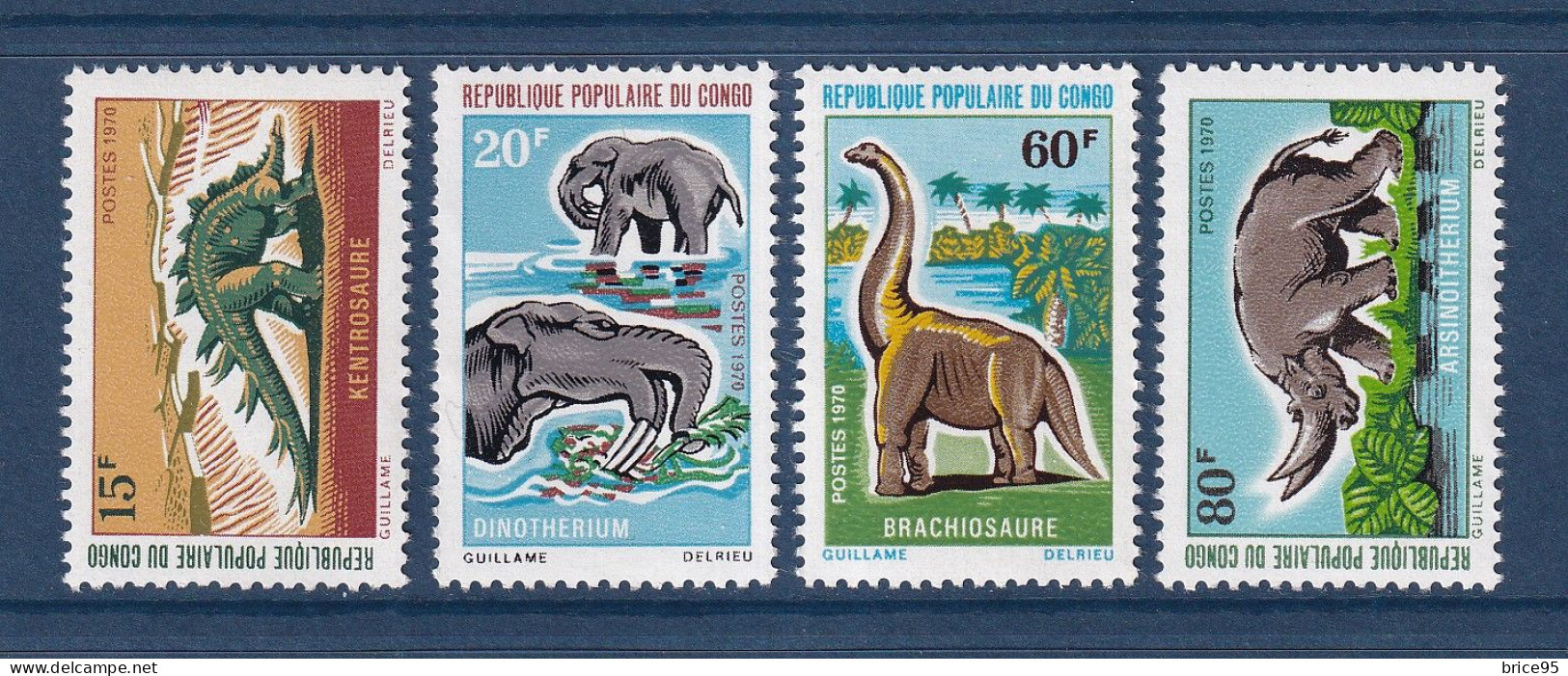 Congo - YT N° 275 à 278 ** - Neuf Sans Charnière - 1970 - Mint/hinged