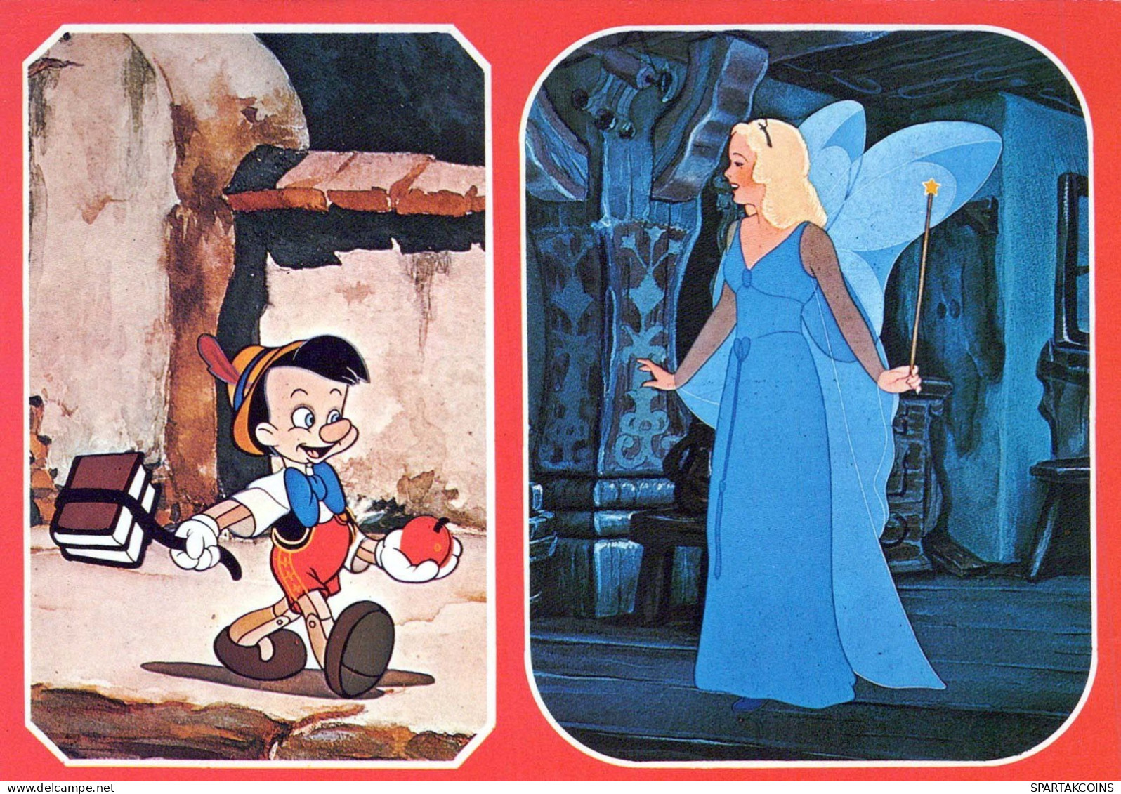 DISNEY DESSIN ANIMÉ Vintage Carte Postale CPSM #PBV472.FR - Scènes & Paysages