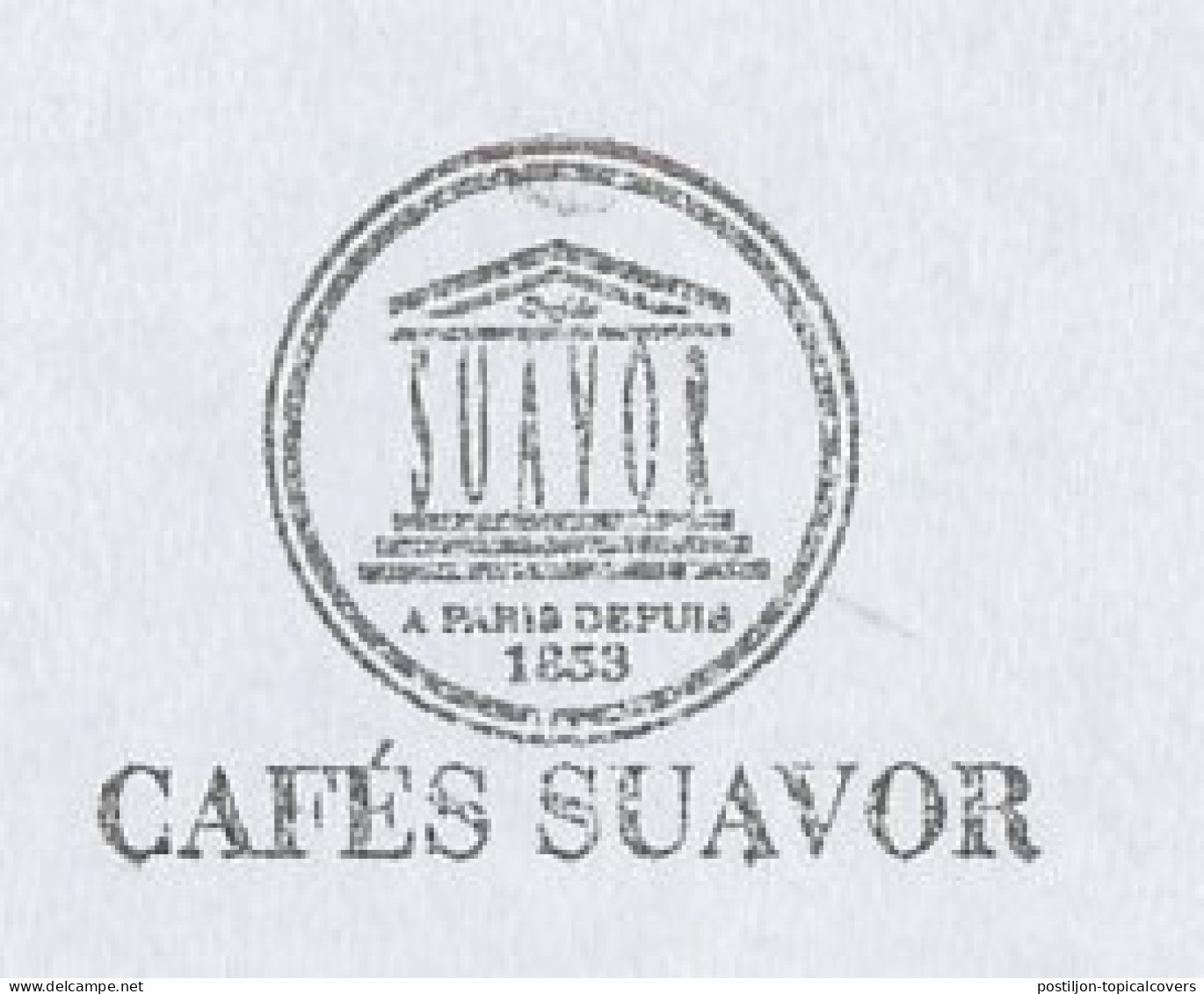 Meter Cover France 2002 Cafe - Suavor - Sonstige & Ohne Zuordnung