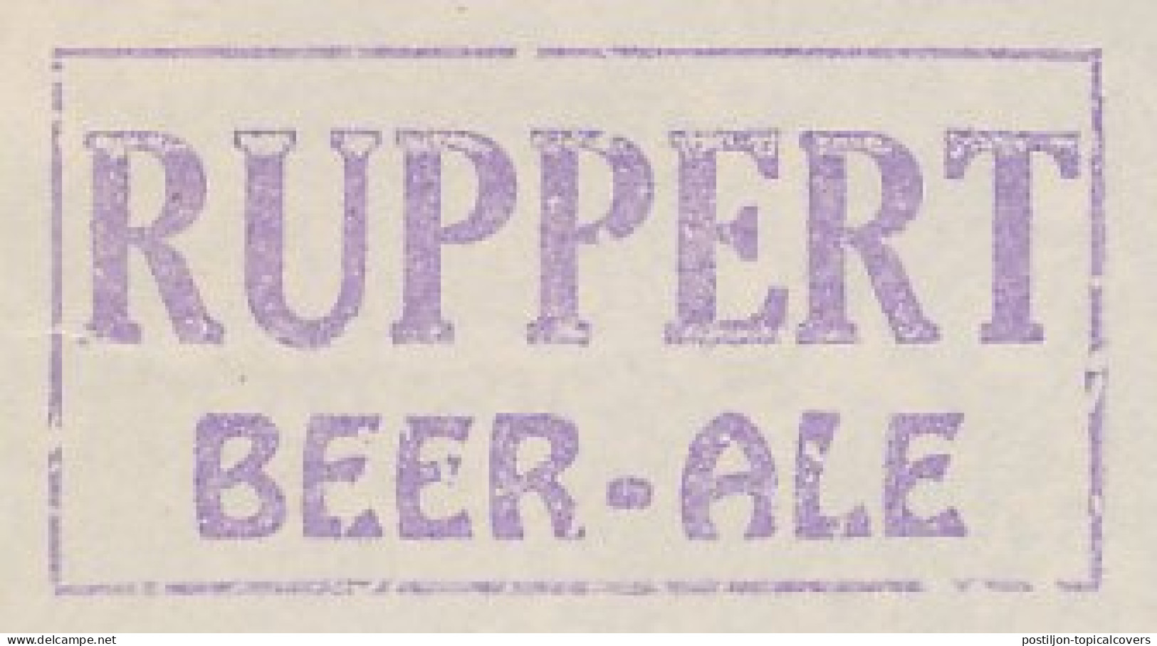 Meter Cut USA 1940 Beer - Ruppert - Wein & Alkohol
