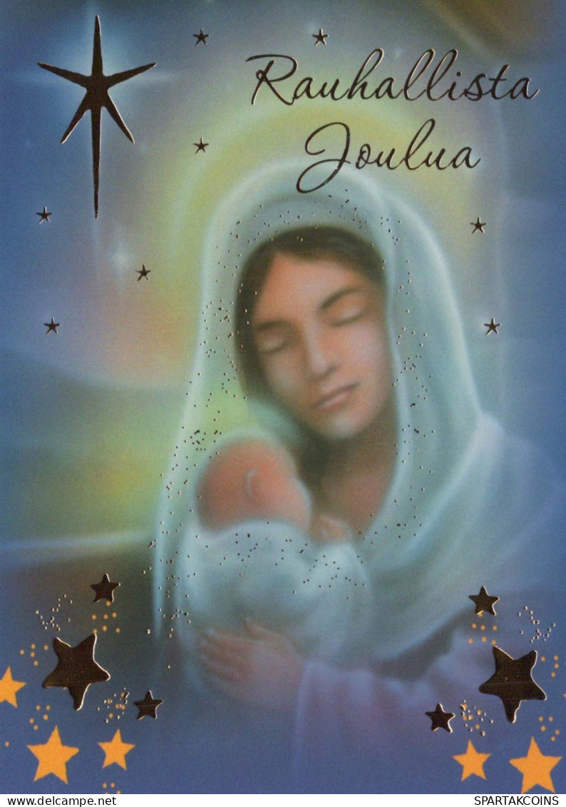 Vierge Marie Madone Bébé JÉSUS Religion Christianisme Vintage Carte Postale CPSM Unposted #PBA482.FR - Vergine Maria E Madonne