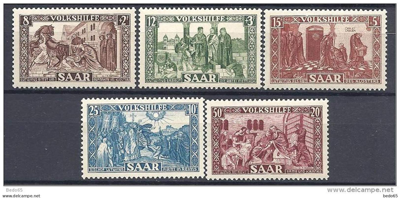 SARRE  N° 278/82 NEUF**/ MNH LUXE - Neufs