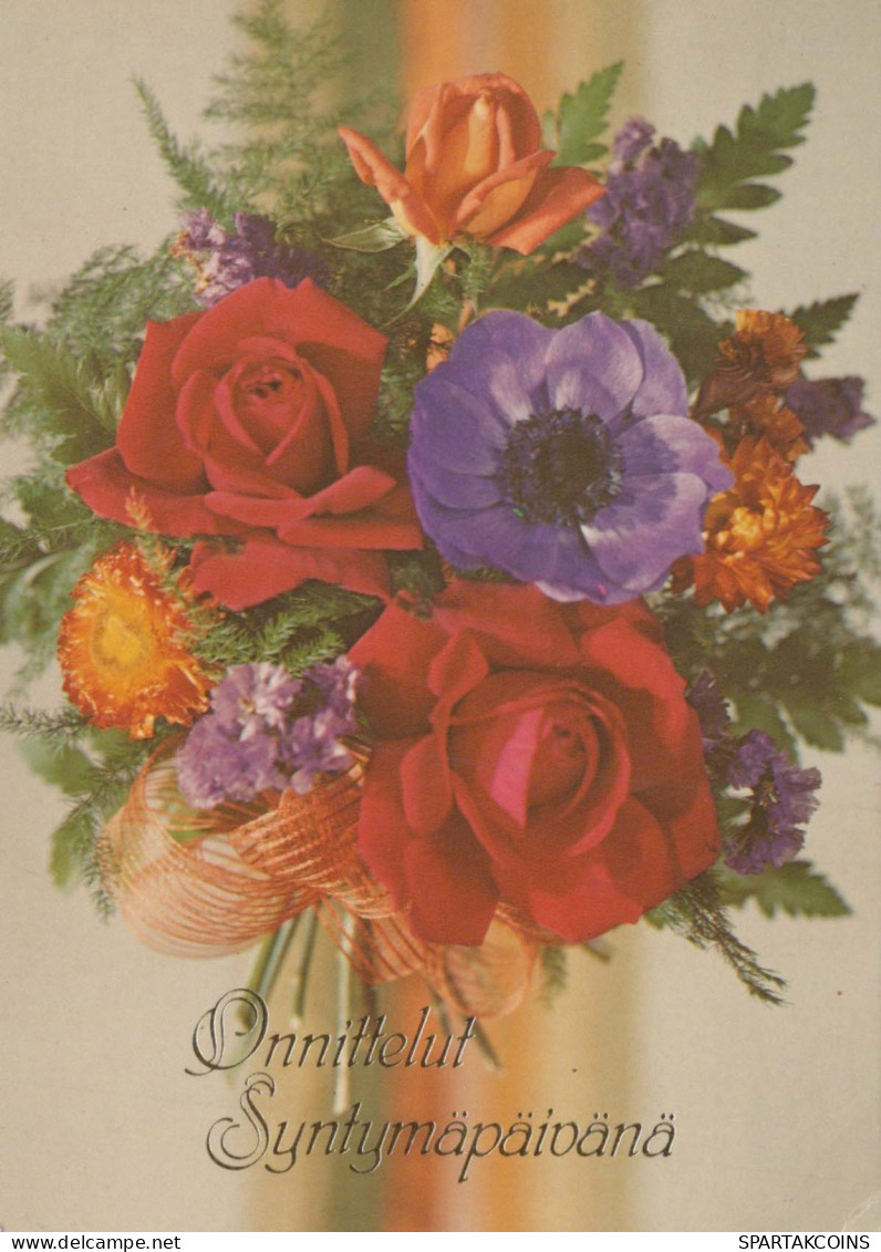 FLEURS Vintage Carte Postale CPSM #PAS647.FR - Blumen
