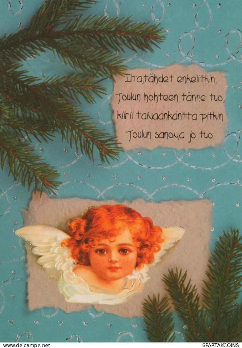 ANGE NOËL Vintage Carte Postale CPSM #PAH202.FR - Anges