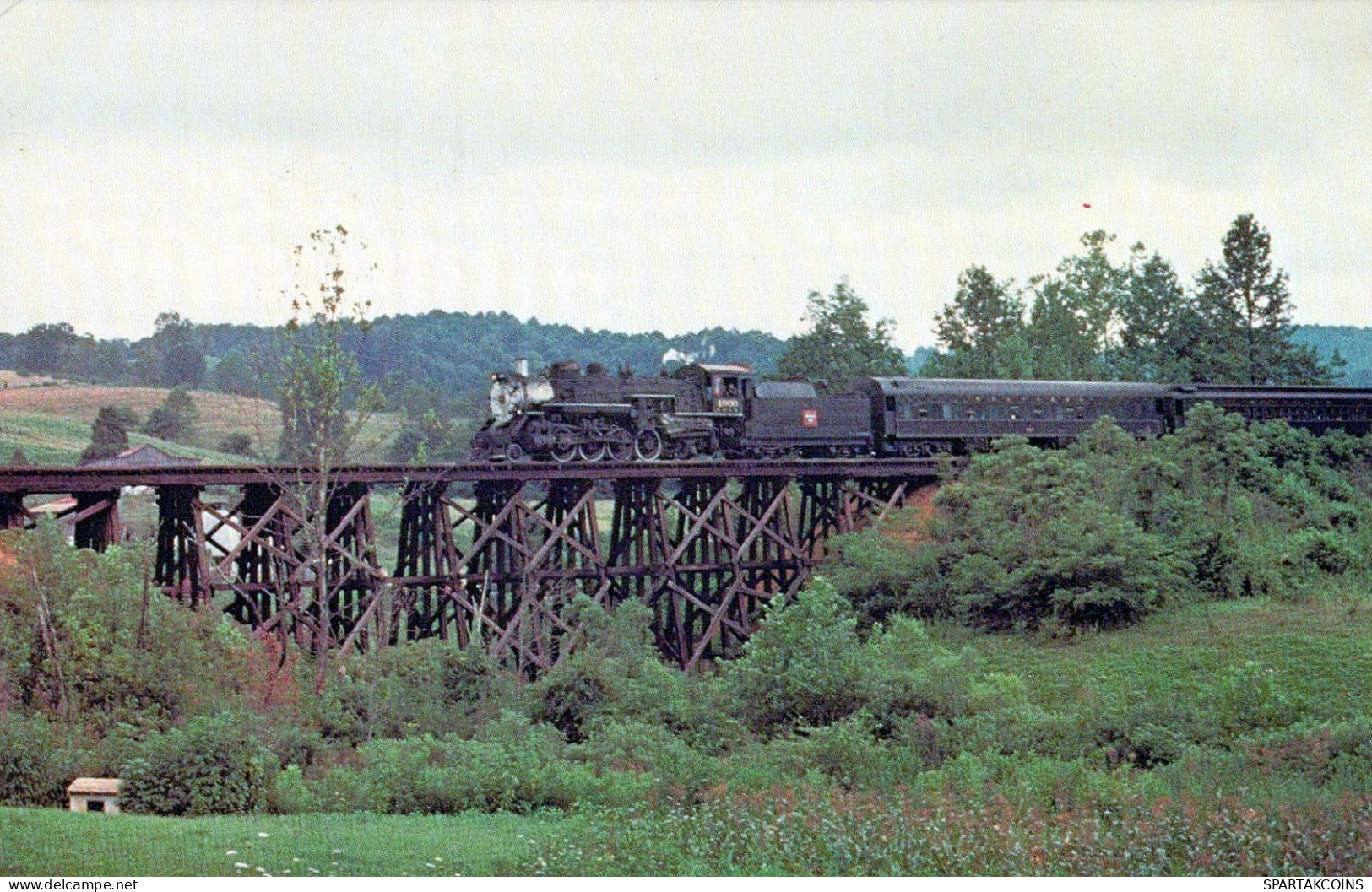 Transport FERROVIAIRE Vintage Carte Postale CPSMF #PAA559.FR - Trains