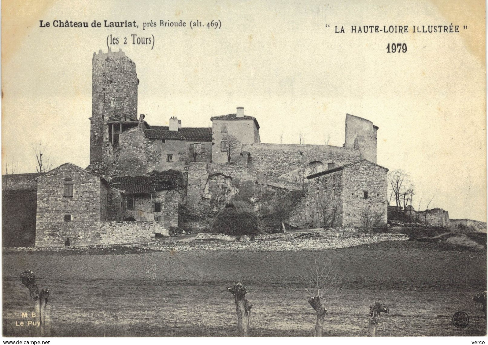 Carte POSTALE Ancienne De  CHATEAU De LAURIAT - Autres & Non Classés