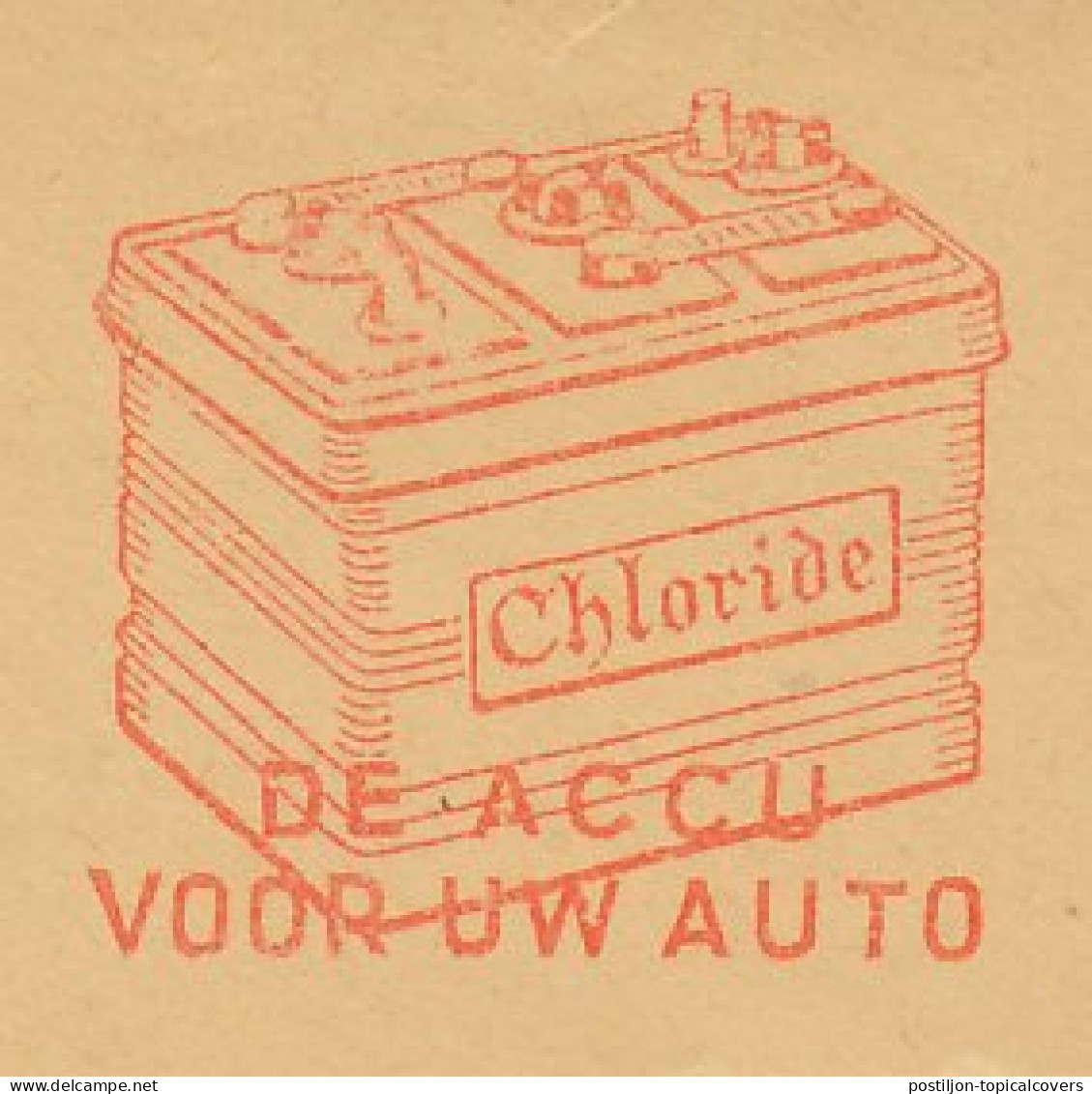 Meter Cut Netherlands 1952 Battery - Chloride - For Your Car - Altri & Non Classificati
