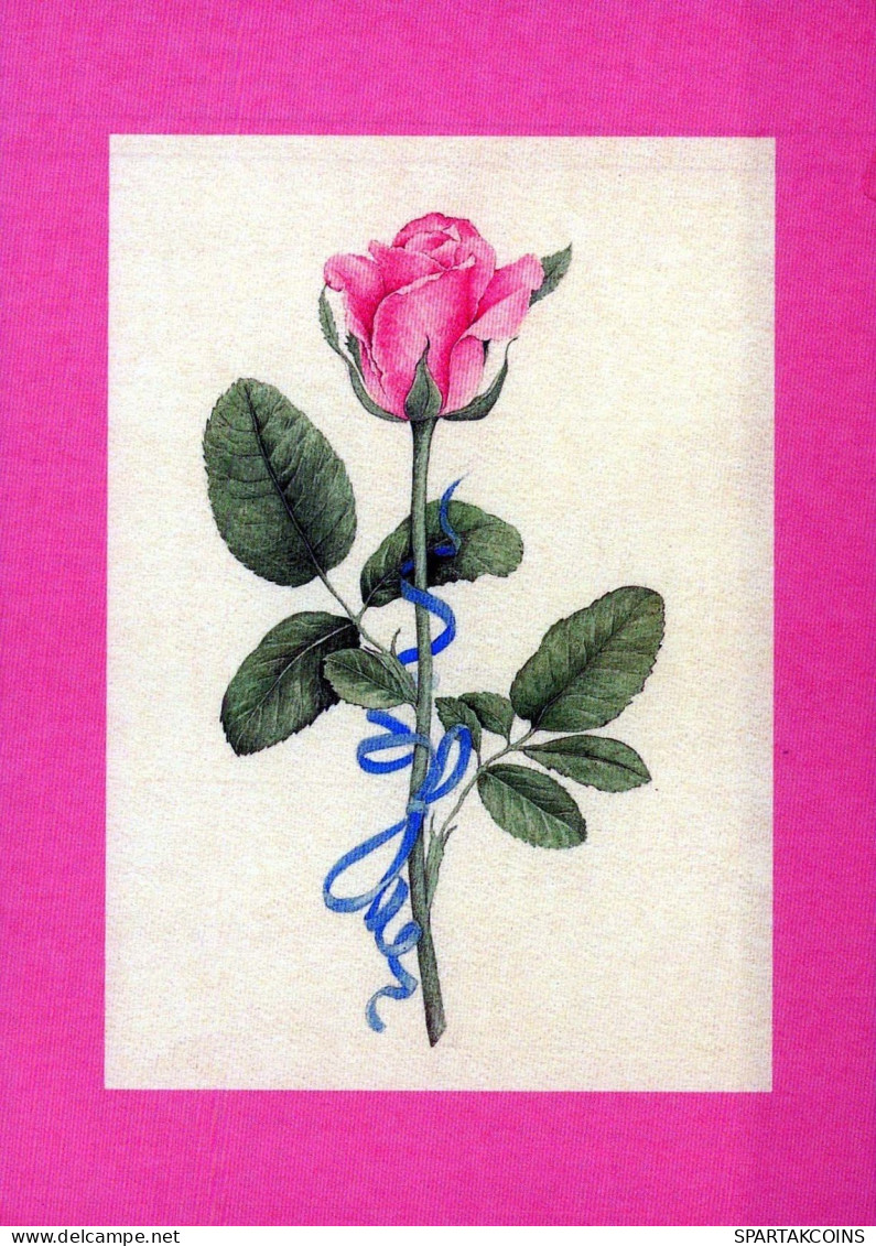 FLOWERS Vintage Ansichtskarte Postkarte CPSM #PBZ571.DE - Blumen