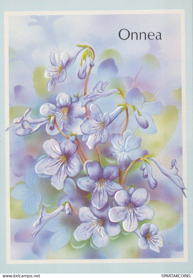 FLOWERS Vintage Ansichtskarte Postkarte CPSM #PBZ091.DE - Blumen