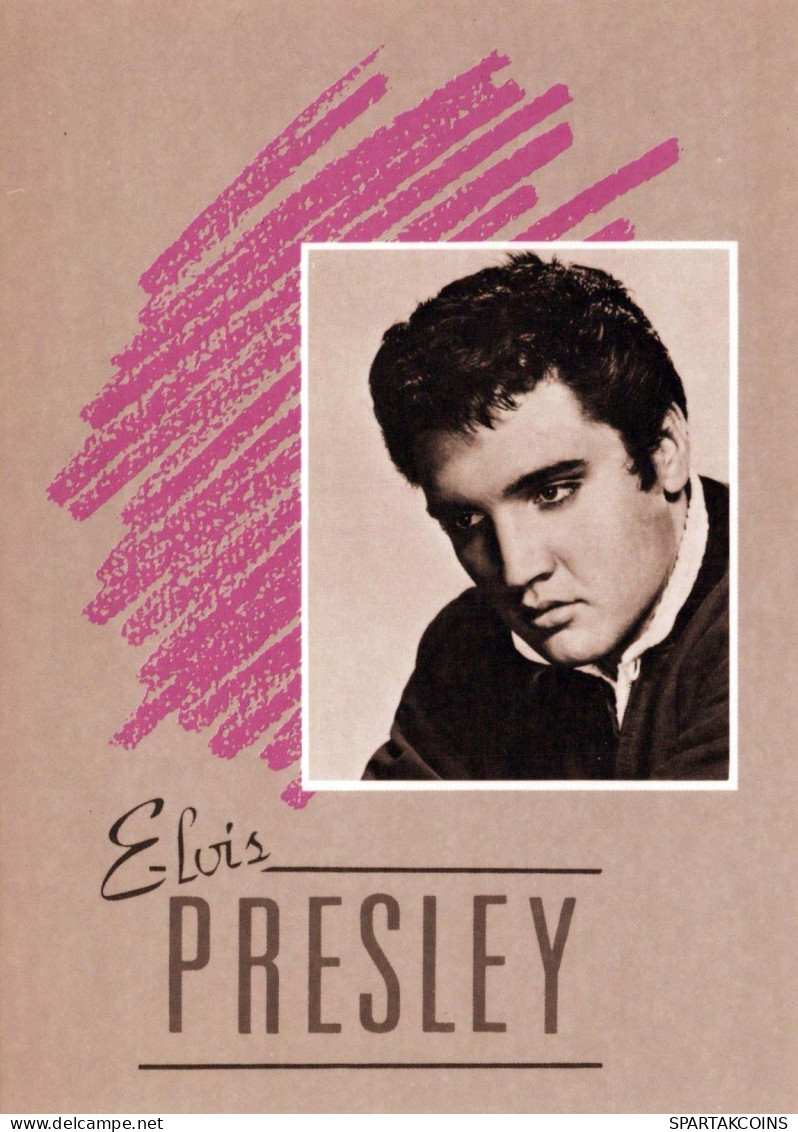 ELVIS PRESLEY Berühmtheiten Sänger & Musiker Vintage Ansichtskarte Postkarte CPSM #PBV965.DE - Zangers En Musicus