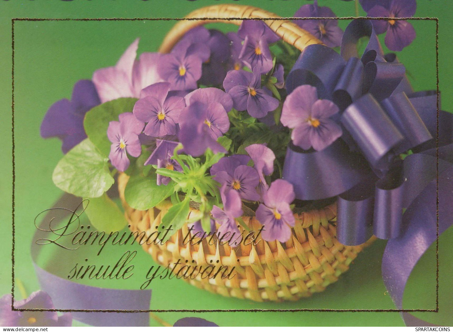 FLOWERS Vintage Ansichtskarte Postkarte CPSM #PBZ151.DE - Blumen