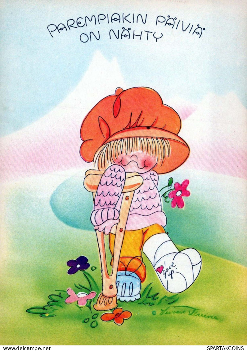 KINDER HUMOR Vintage Ansichtskarte Postkarte CPSM #PBV289.DE - Tarjetas Humorísticas