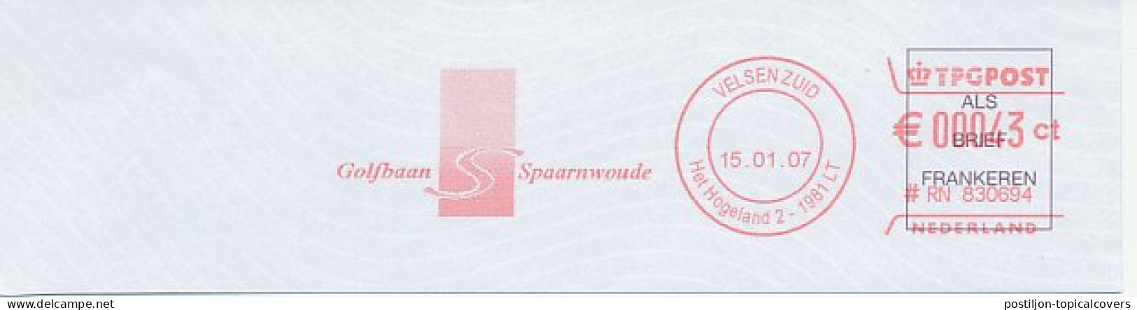 Meter Cut Netherlands 2007 Golf - Golf Course Spaarnwoude - Other & Unclassified