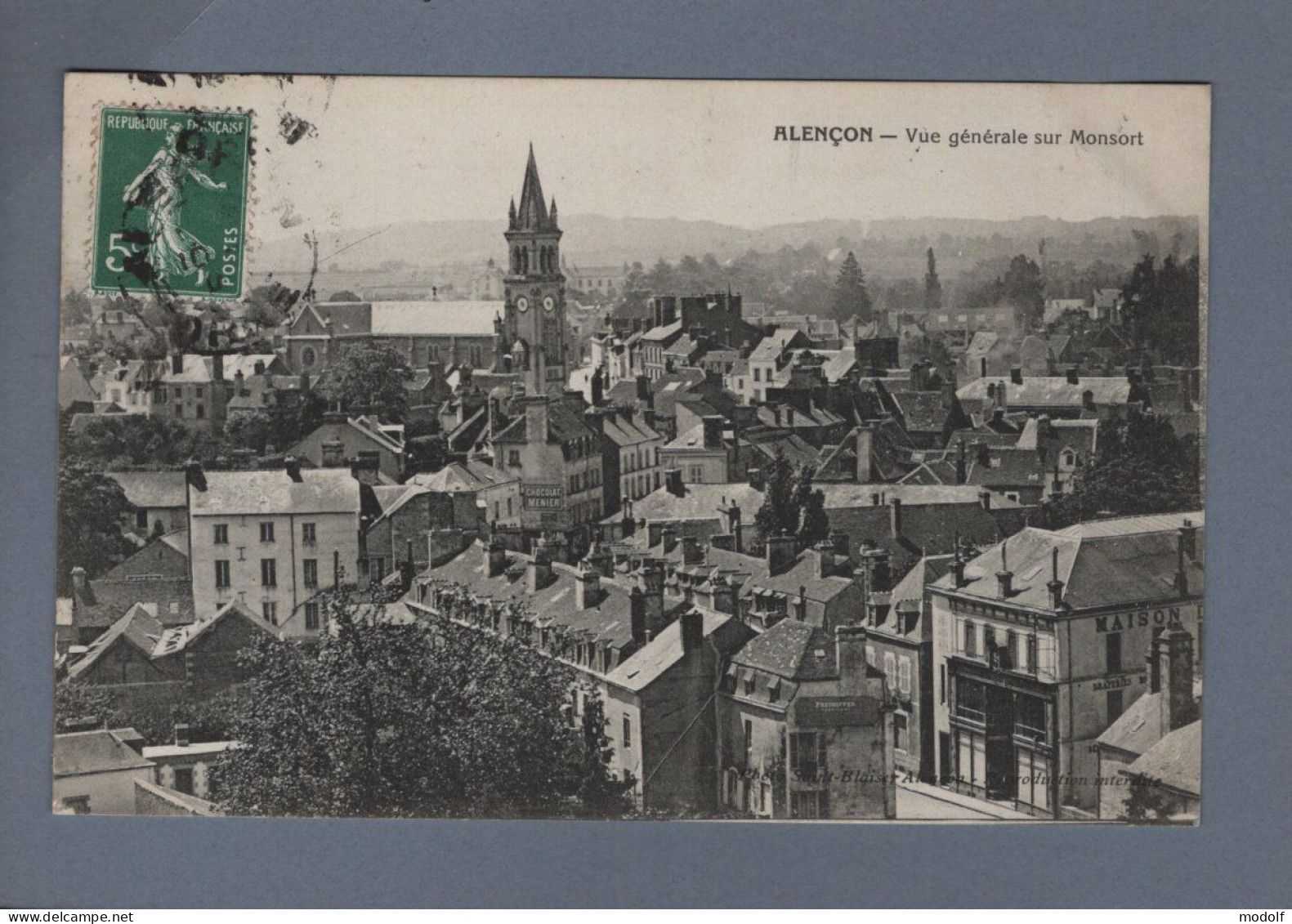 CPA - 61 - Alençon - Vue Générale Sur Monsort - Circulée - Alencon